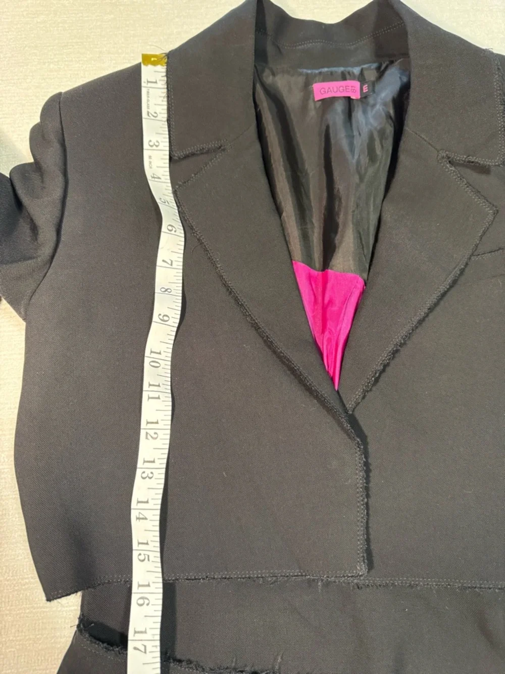 HADERA Mini Dress From The Brand GAUGE81, look like two pieces Suit. - Picture 7 of 12